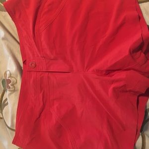 Athleta Red Board Shorts NWOT Size 6